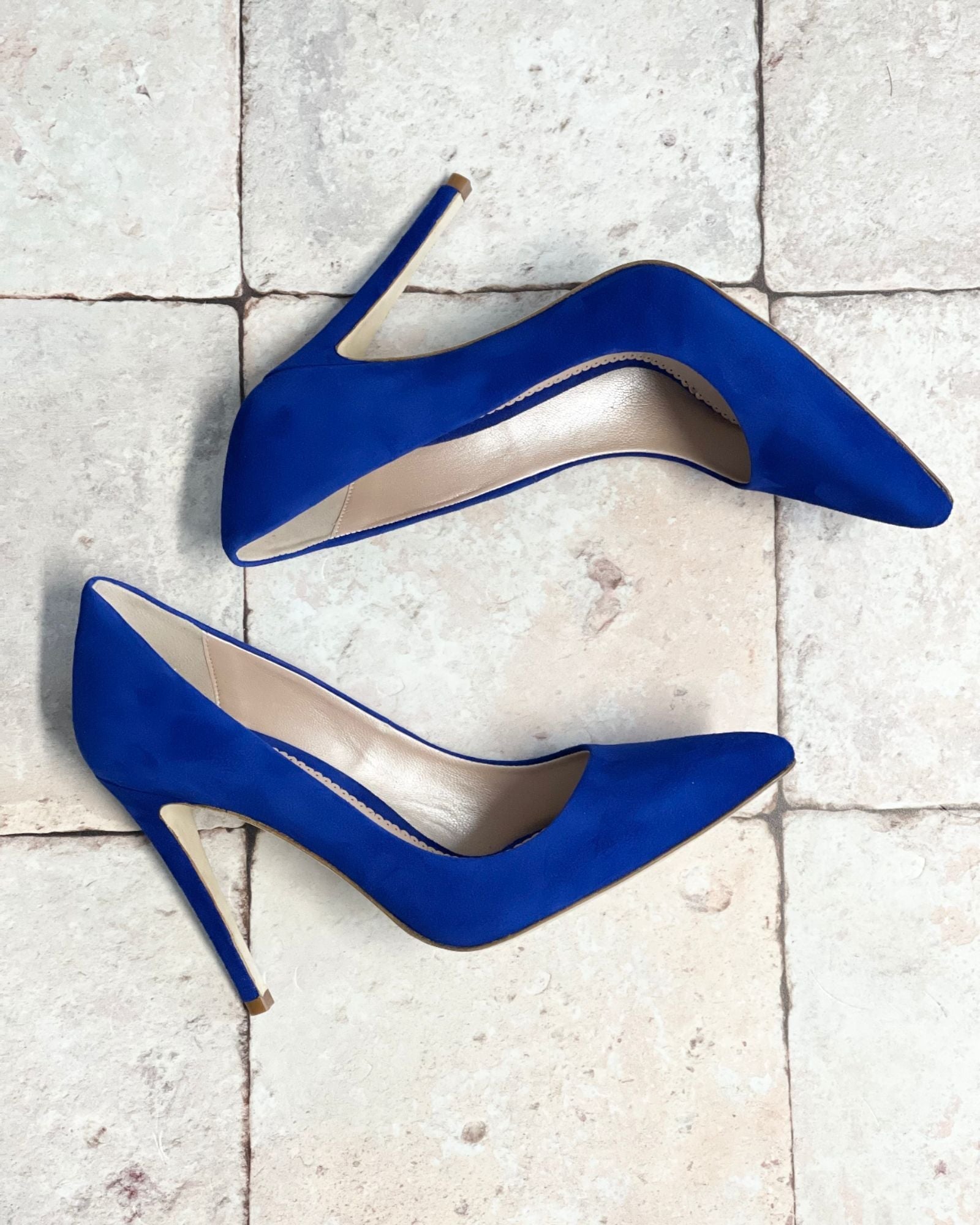 Cindy Delicious Classic Pointy Toe Heels Women's Shoes Cobalt Blue -  Walmart.com